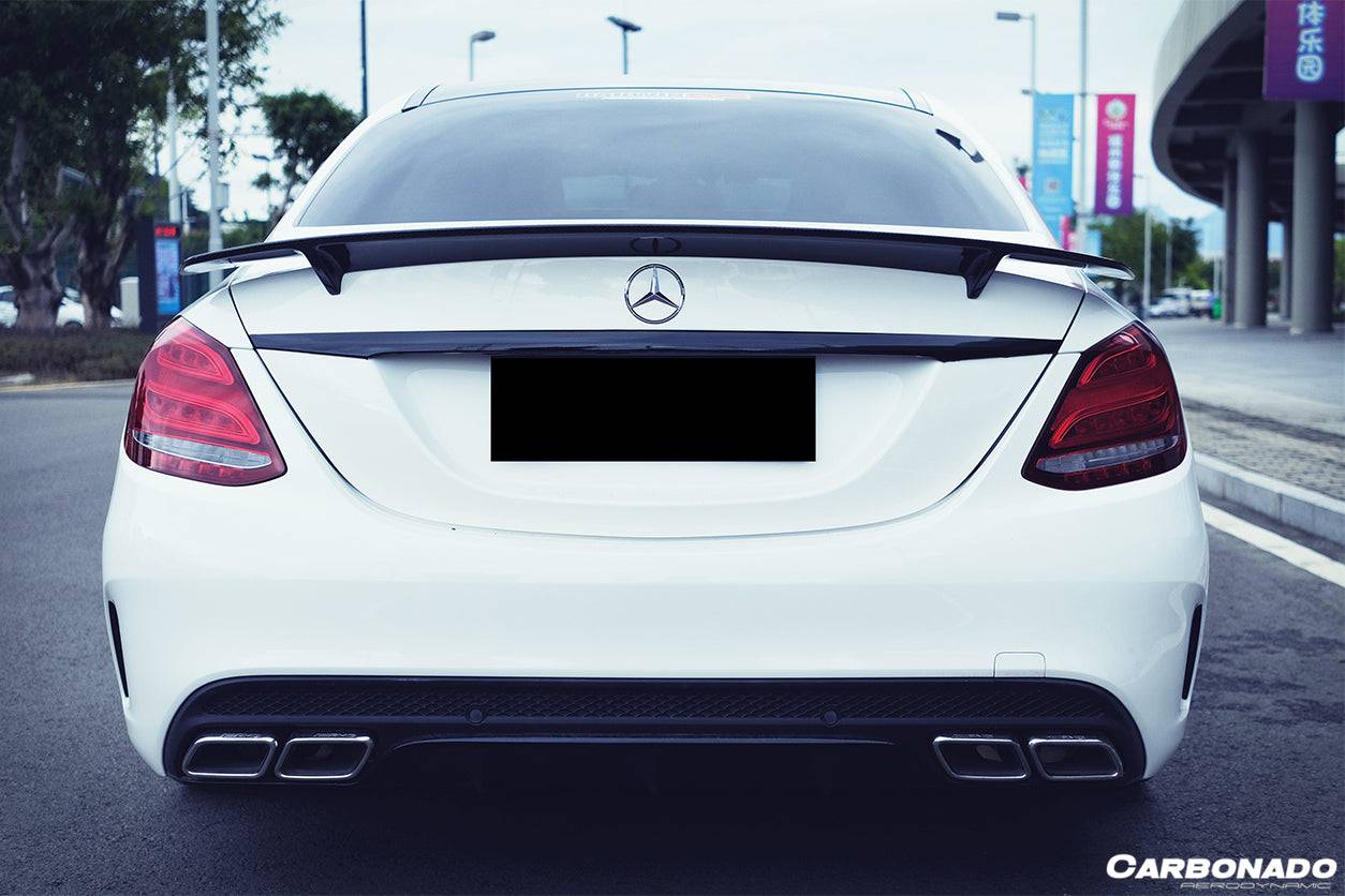 Carbonado RT-II Style Trunk Spoiler | 2015-2021 Mercedes Benz C-Class W205 Sedan
