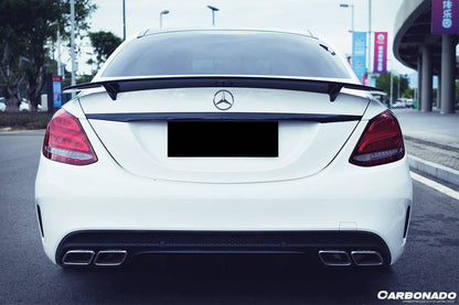 Carbonado RT-II Style Trunk Spoiler | 2015-2021 Mercedes Benz C-Class W205 Sedan