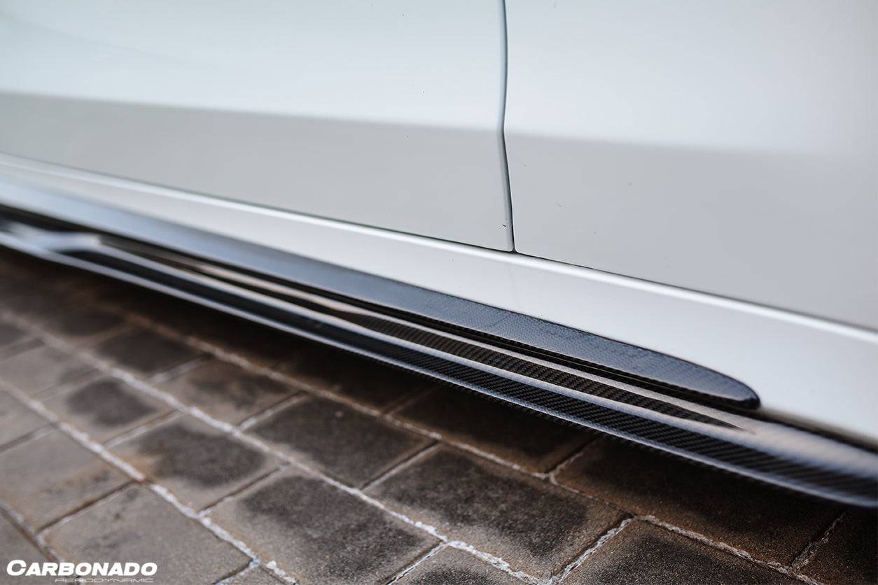 Carbonado PS Style Side Skirts | 2015-2021 Mercedes Benz C-Class C63 AMG W205 Sedan