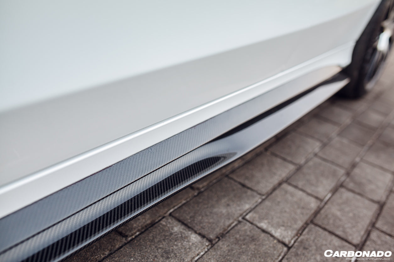 Carbonado PS Style Side Skirts | 2015-2021 Mercedes Benz C-Class C63 AMG W205 Sedan
