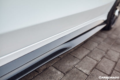 Carbonado PS Style Side Skirts | 2015-2021 Mercedes Benz C-Class C63 AMG W205 Sedan