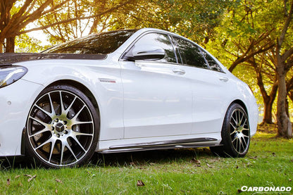 Carbonado PS Style Side Skirts | 2015-2021 Mercedes Benz C-Class C63 AMG W205 Sedan