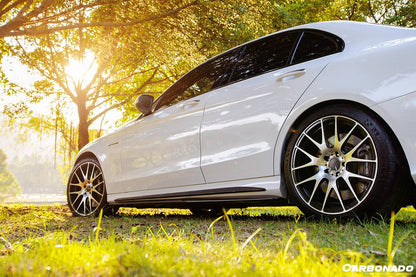 Carbonado PS Style Side Skirts | 2015-2021 Mercedes Benz C-Class C63 AMG W205 Sedan