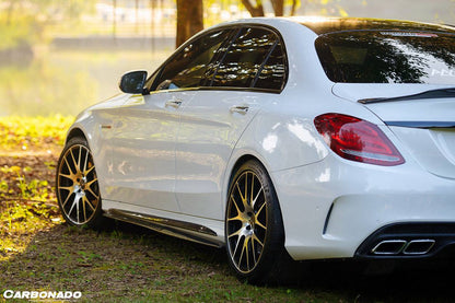 Carbonado PS Style Side Skirts | 2015-2021 Mercedes Benz C-Class C63 AMG W205 Sedan