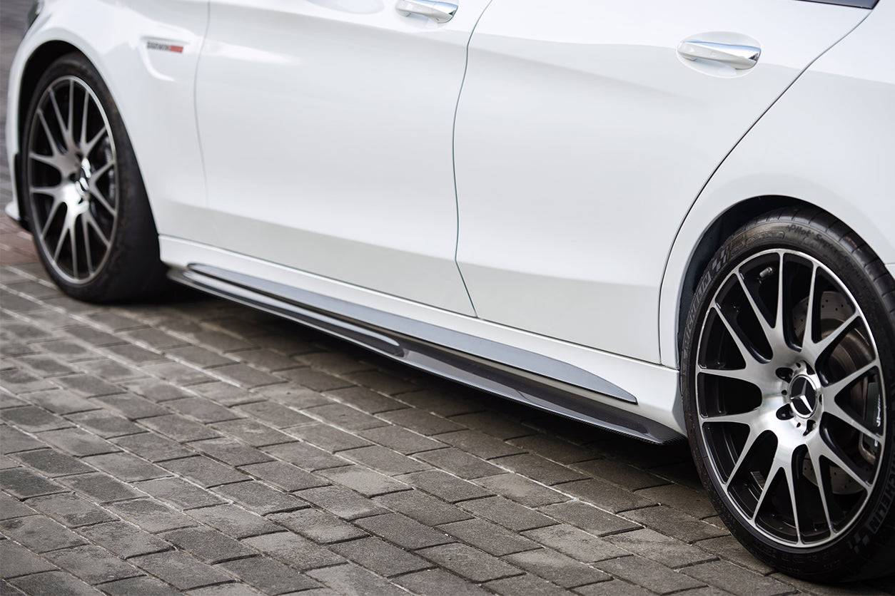 Carbonado PS Style Side Skirts | 2015-2021 Mercedes Benz C-Class C63 AMG W205 Sedan