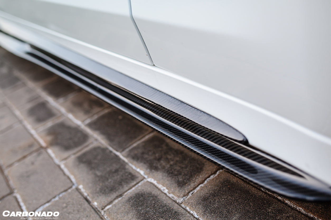 Carbonado PS Style Side Skirts | 2015-2021 Mercedes Benz C-Class C63 AMG W205 Sedan