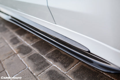Carbonado PS Style Side Skirts | 2015-2021 Mercedes Benz C-Class C63 AMG W205 Sedan