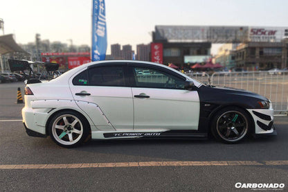 Alerón de maletero de fibra de carbono estilo VTC para Mitsubishi Evo 10 Carbonado 2008-2016