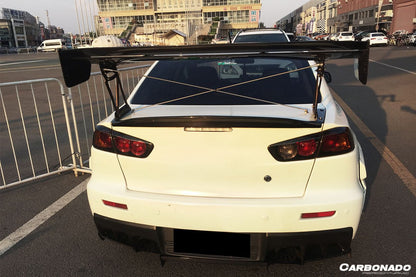 Alerón de maletero de fibra de carbono estilo VTC para Mitsubishi Evo 10 Carbonado 2008-2016