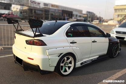 Alerón de maletero de fibra de carbono estilo VTC para Mitsubishi Evo 10 Carbonado 2008-2016
