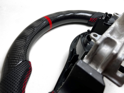 Volante de fibra de carbono Prosport Mitsubishi EVO X (opción 2)