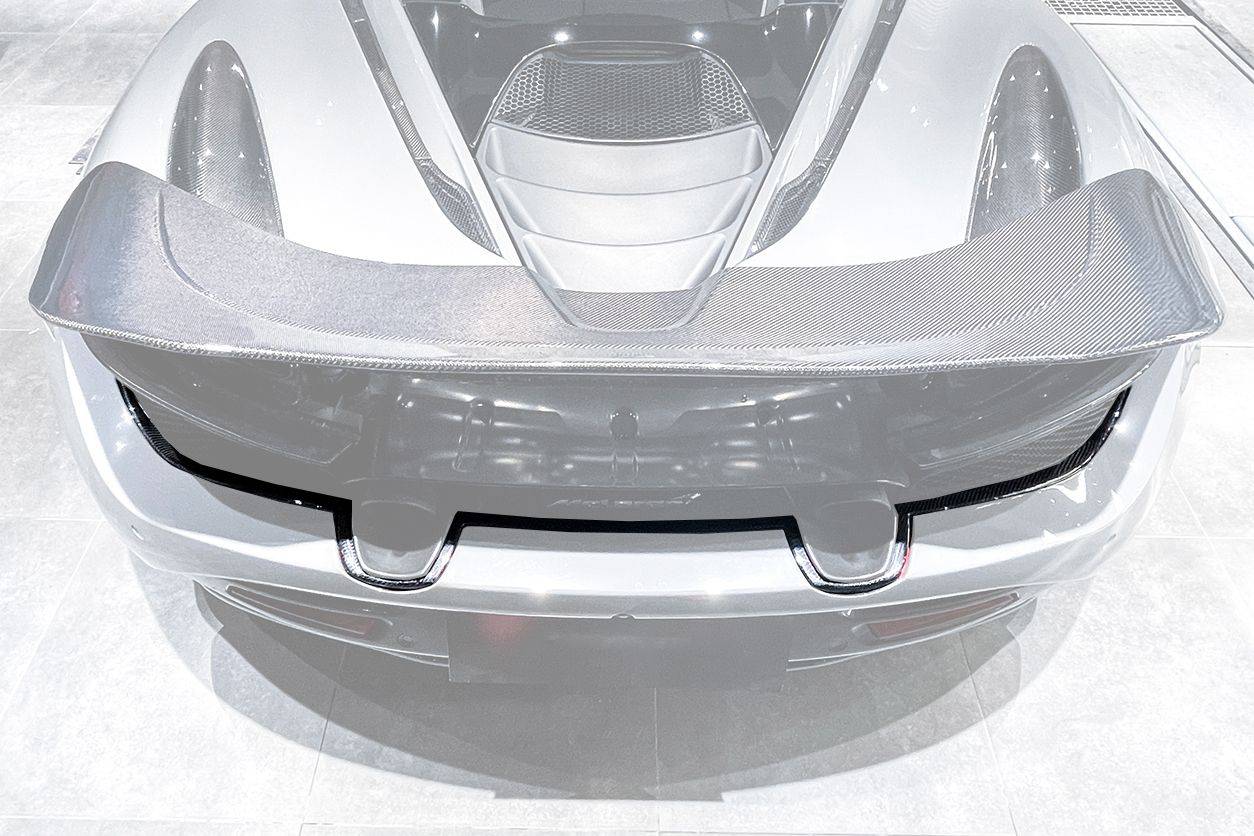 Carbonado OEM Style Dry Carbon Fiber Rear Bumper Upper Exhaust Valance Panel | 2017-2022 McLaren 720S