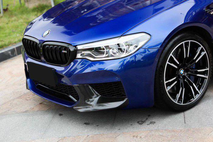 Carbonado 2018-2020 BMW F90 M5 And Competition MP Style Carbon Fiber Front Splitters (NOT LCI)