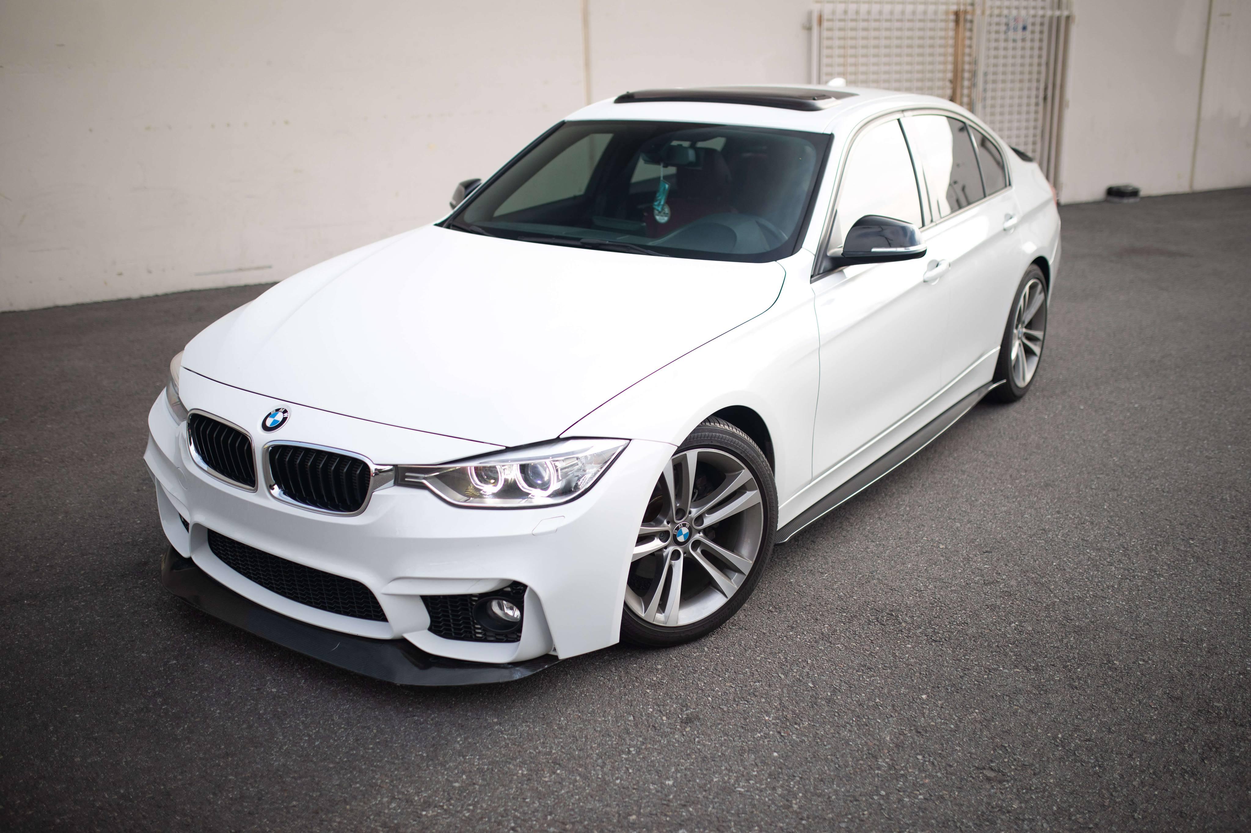 Aeroflow Dynamics Side Skirt Extension V1  Carbon Fiber (2013-2020 BMW F80,F82,F32,F30 M3/M4)