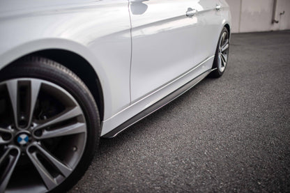 Aeroflow Dynamics Side Skirt Extension V1  Carbon Fiber (2013-2020 BMW F80,F82,F32,F30 M3/M4)