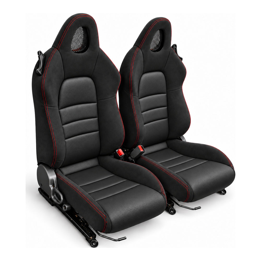 JDMuscle [00-05 S2000] OEM+ Custom Seats (JDM-S2K-SEAT#BSBSB)