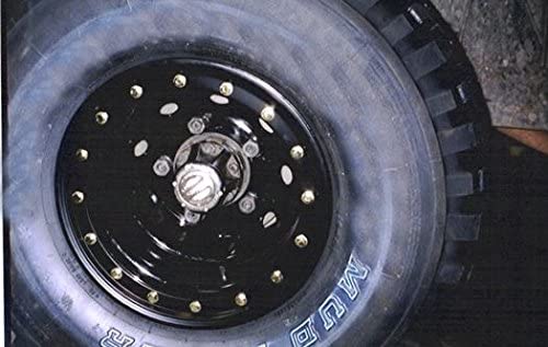 Prosport Simulated Bead Lock Hubcap Rings - 16" Black