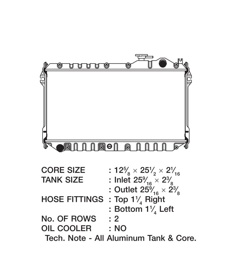 CSF Radiator (89-97 Mazda Miata)