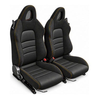 JDMuscle [00-05 S2000] OEM+ Custom Seats (JDM-S2K-SEAT#BSBSB)