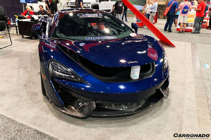 Carbonado 2015-2020 McLaren 540C 570S 570GT OEM Style Carbon Fiber Front Lip Side Splitter