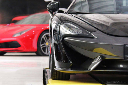 Carbonado 2015-2020 McLaren 540C 570S 570GT OEM Style Carbon Fiber Front Bumper Lip