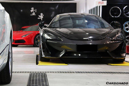 Carbonado 2015-2020 McLaren 540C 570S 570GT OEM Style Carbon Fiber Front Bumper Lip
