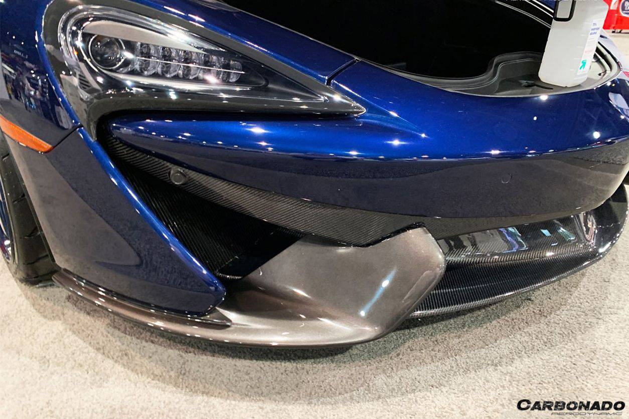 Carbonado 2015-2020 McLaren 540C 570S 570GT OEM Style Carbon Fiber Front Lip Side Splitter