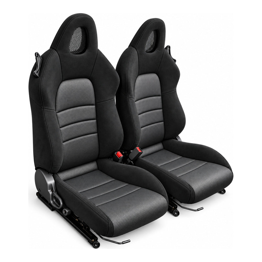 JDMuscle [00-05 S2000] OEM+ Custom Seats (JDM-S2K-SEAT#BSBSB)