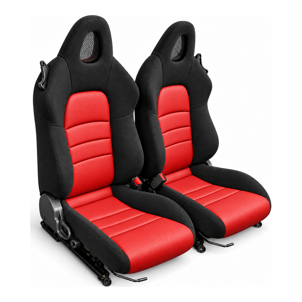 JDMuscle [00-05 S2000] OEM+ Custom Seats (JDM-S2K-SEAT#BSBSB)