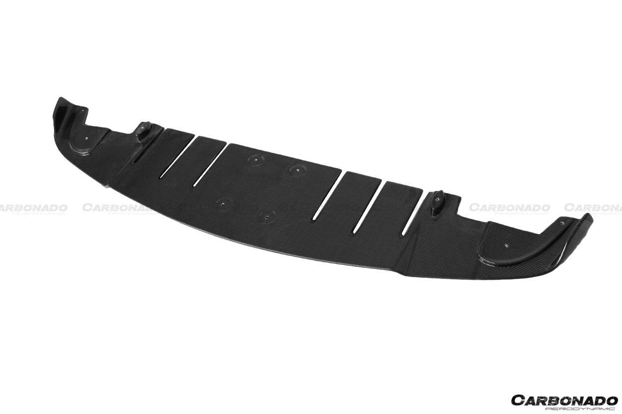 Carbonado 2010-2015 Ferrari 458 Coupe Spider AV Style Carbon Fiber Rear Lip Diffuser