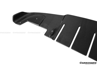 Carbonado 2010-2015 Ferrari 458 Coupe Spider AV Style Carbon Fiber Rear Lip Diffuser