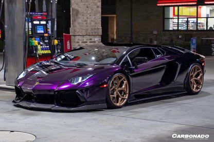 Carbonado 2011-2016 Lamborghini Aventador LP700 Coupe  Roadster DM Style Carbon Fiber Front Lip