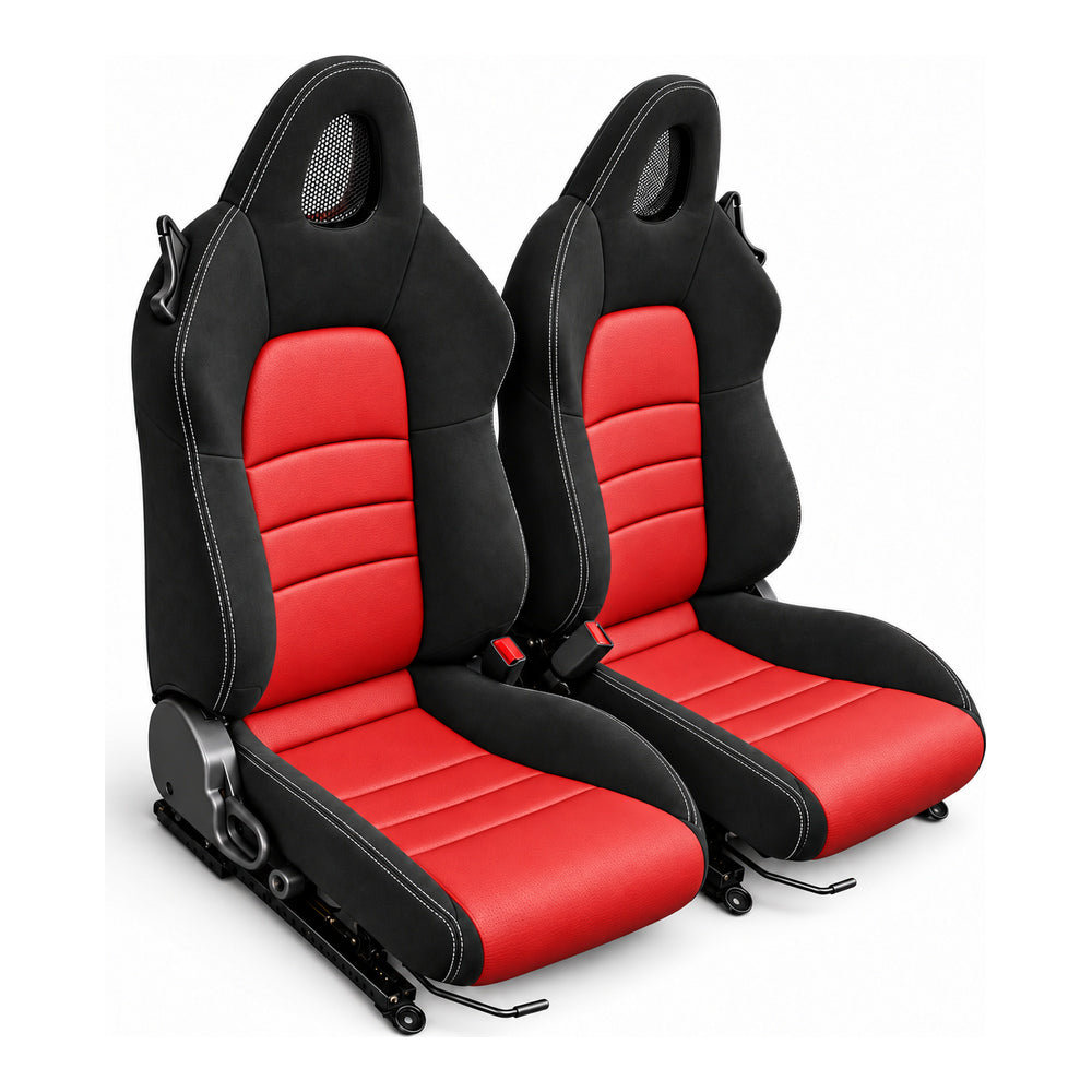 JDMuscle [00-05 S2000] OEM+ Custom Seats (JDM-S2K-SEAT#BSBSB)