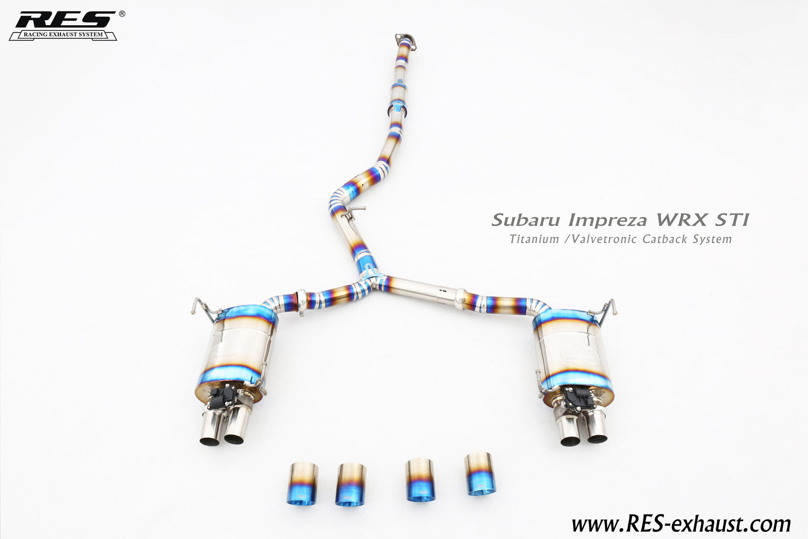 RES X JDMuscle 15-21 WRX/STI Valvetronic Catback Exhaust MT & CVT