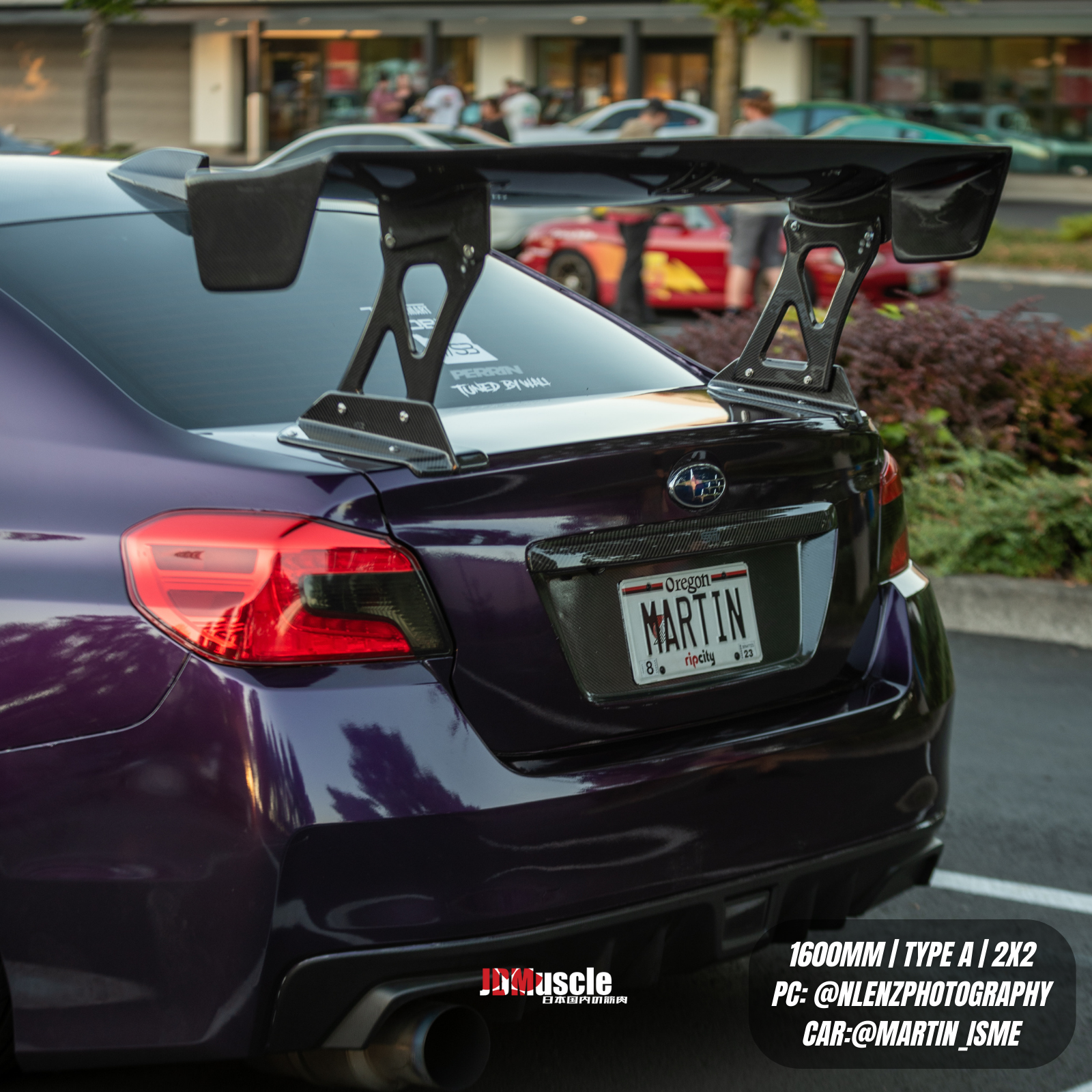 JDMuscle [15-21 WRX/STI] VS Style Full Carbon Fiber Euro GT Wing