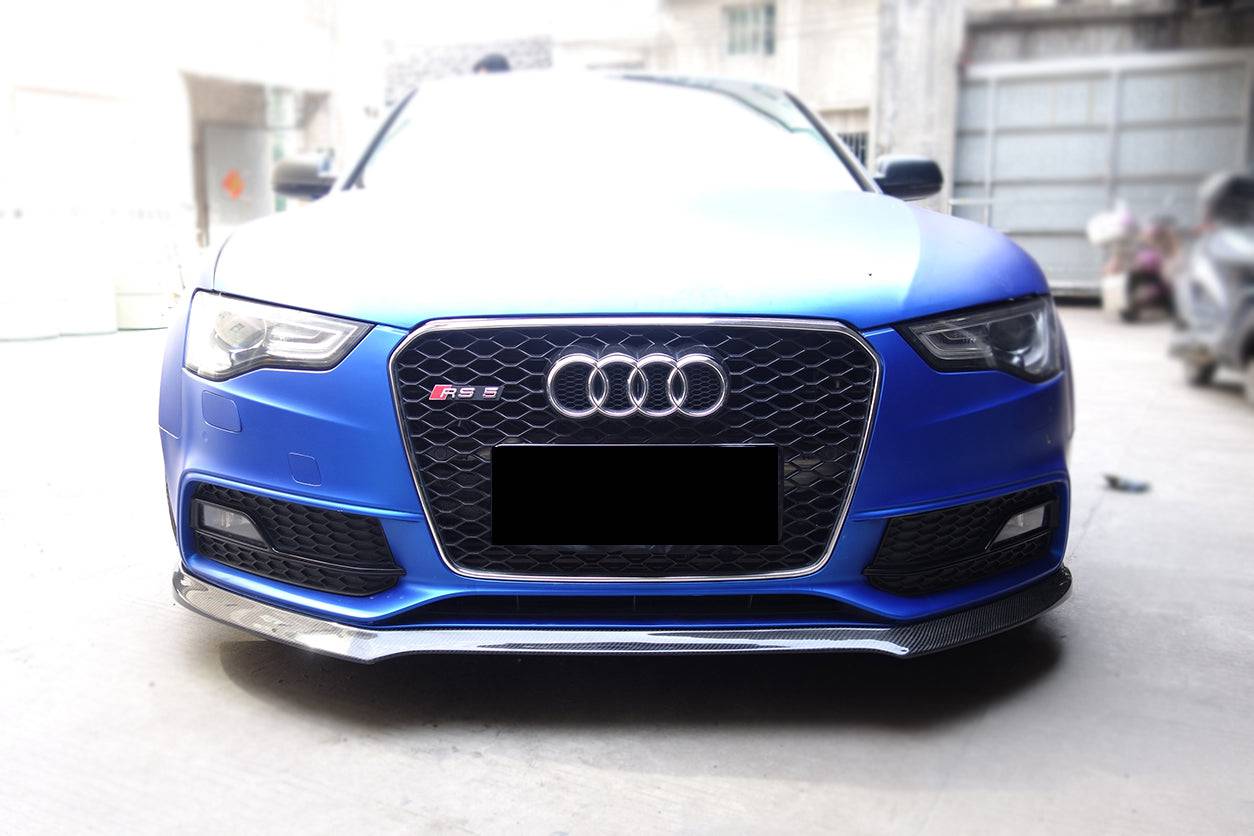 Faldón delantero de fibra de carbono estilo DM para Audi A5 Sline S5 Carbonado 2009-2015