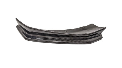 Faldón delantero de fibra de carbono estilo JGS (3 piezas) para parachoques delantero MT de Innovative Motorsports para BMW Serie 5 G30 (Pre-LCI, 2017-2020)