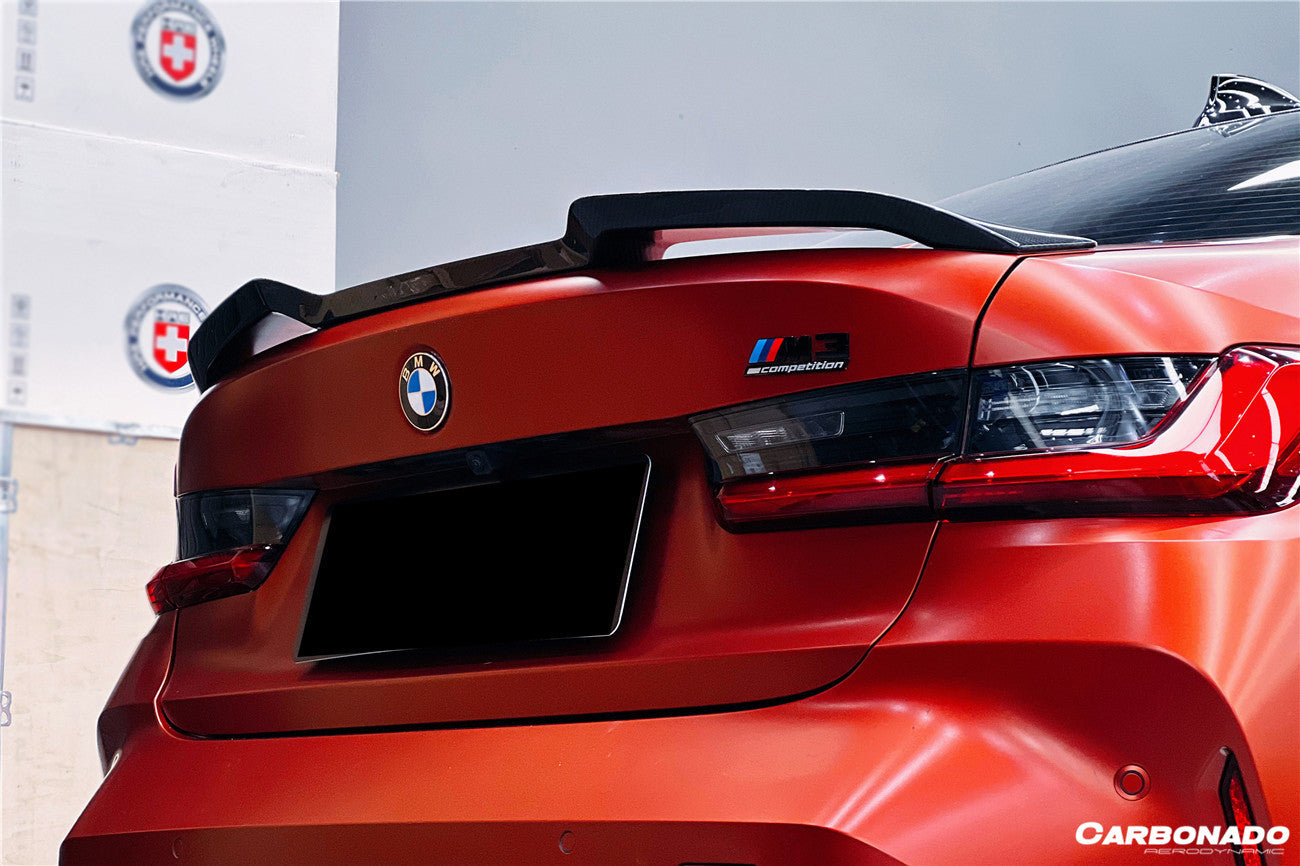 Carbonado 2021-UP BMW M3 G80 G20 VRS Style Carbon Fiber Trunk Spoiler
