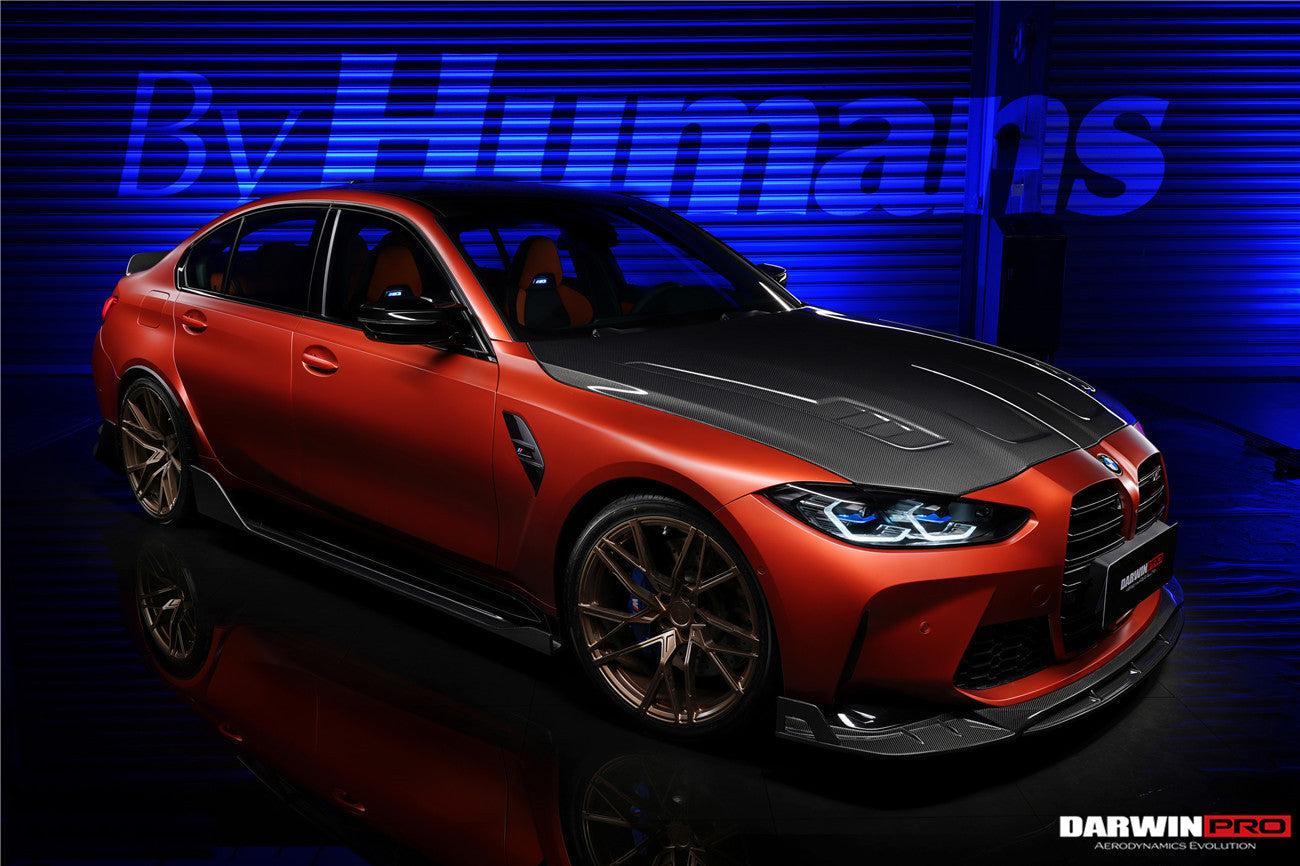 DarwinPRO 2021-UP BMW M3 G80 BKSS Style Carbon Fiber Side Skirts