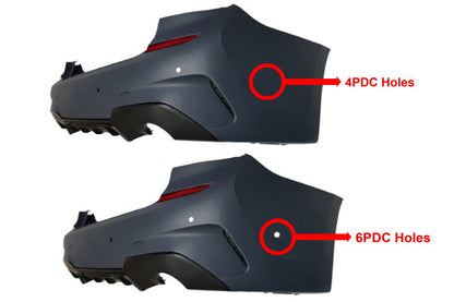 Innovative Motorsports 2019-2022 BMW PRE-LCI G20 3 Series, M-Performance Style Rear Bumper With 4 PDC