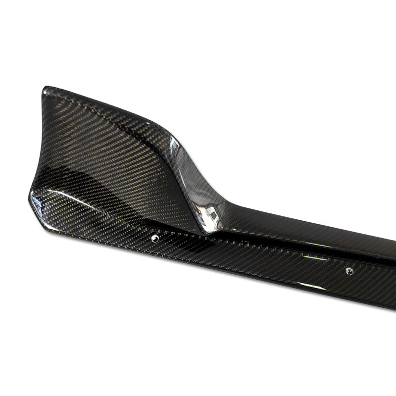 Faldón lateral estilo AM de fibra de carbono Tanso de JDMuscle para Toyota Supra 2020+