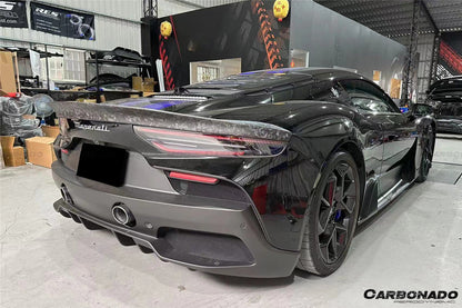 Carbonado 2020-2024 Maserati MC20 SVD Style Dry Carbon Fiber Trunk Spoiler Wing