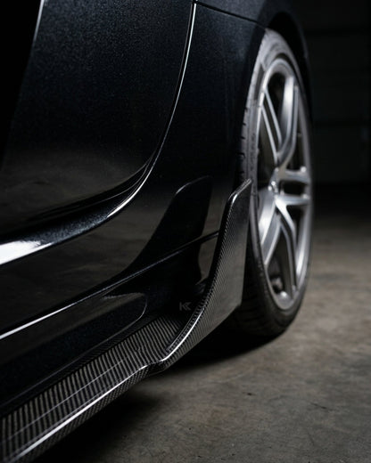 K2 Industries Audi R8 V8 / V10 / GT Carbon Fiber Side Skirts 2017 - 2024