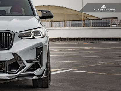 AutoTecknic Dry Carbon Front Bumper Trim Set - F97 X3M LCI | F98 X4M LCI