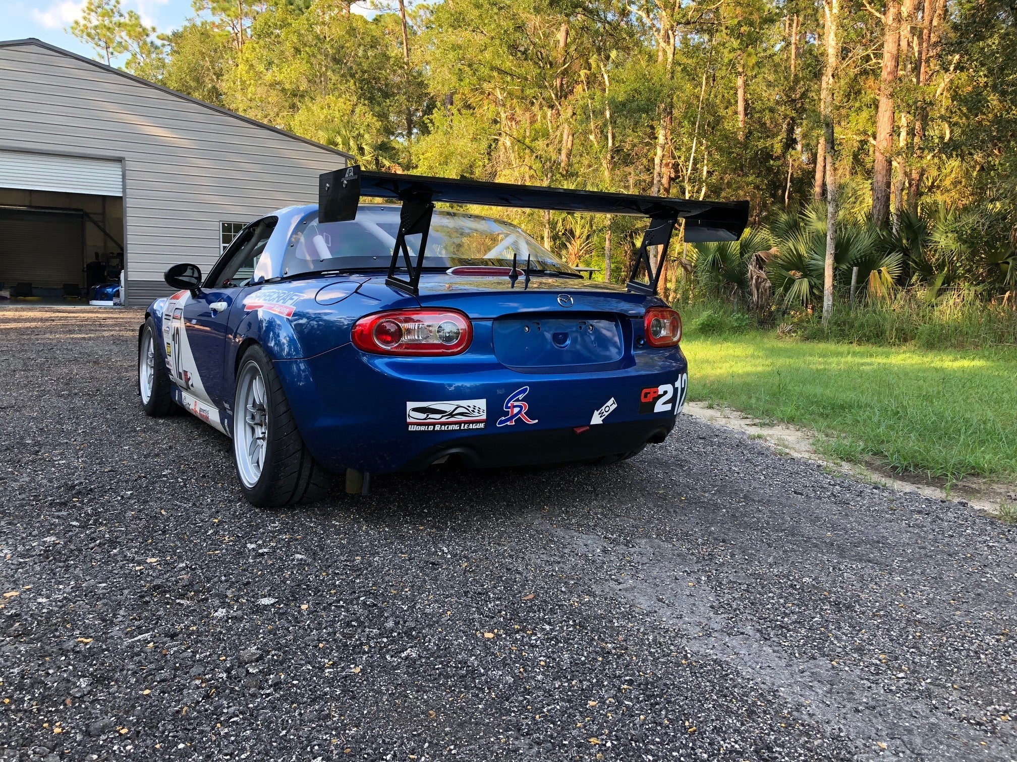 APR GT-250 61" Carbon Fiber Adjustable Wing (Mazda Miata NC)