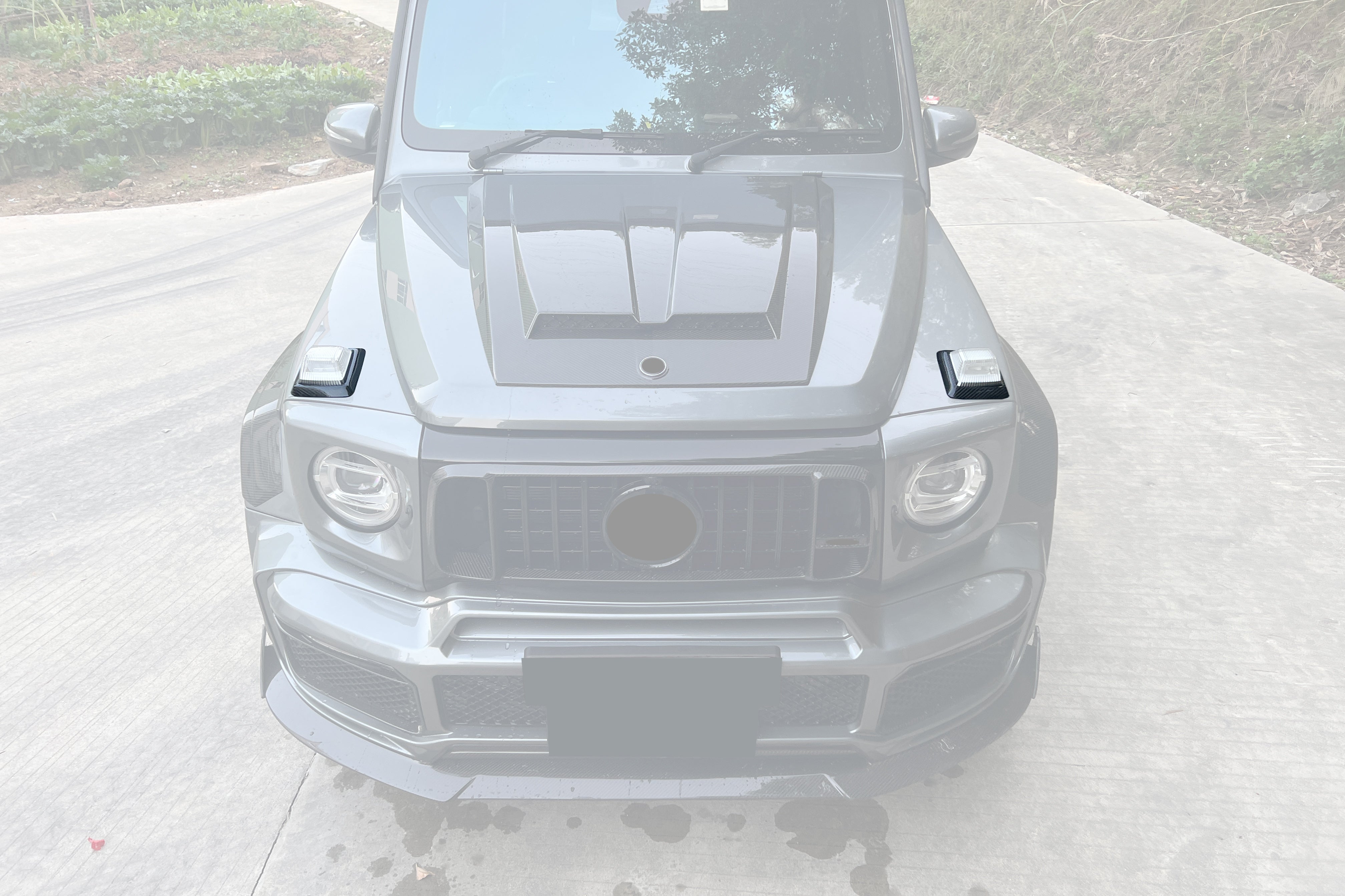 Carbonado 2018-2024 Mercedes Benz G63 AMG G550 W464 G-Wagon BR-G900 Style Dry Carbon Turn Lights Cover