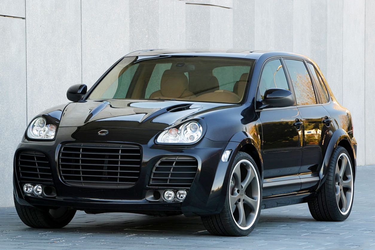 Carbonado 2002-2007 Porsche Cayenne 955 TA Style Auto Full Wide Body Kit