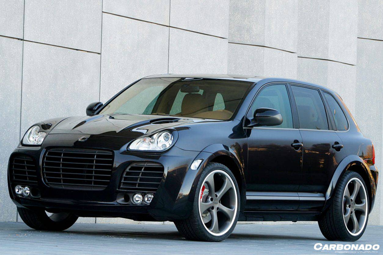 Carbonado 2002-2007 Porsche Cayenne 955 TA Style Auto Full Wide Body Kit