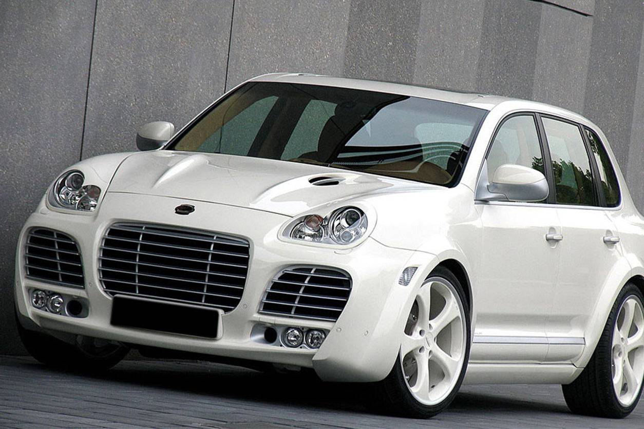 Capó estilo Porsche Cayenne 955 957 TA Carbonado 2002-2010