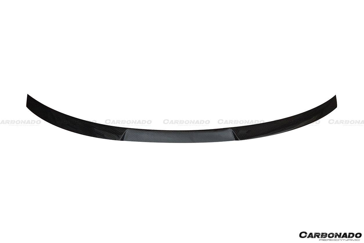 Carbonado 2014-2024 Infiniti Q50 Sedan RW Style Carbon Fober Trunk Spoiler
